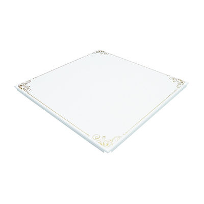 Aluminum Suspended Acoustic Tile Ceiling , Metal Drop Ceiling Tiles 600x600