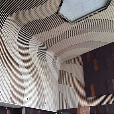 Aluminum Design Wall Ceiling Decoration Curved Corrugated Ceiling Panels Celling Stretch Sky 3d Ceiling