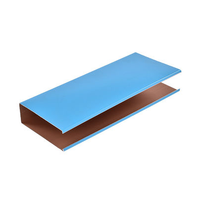 Waterproof Aluminum Baffle Ceiling Customized For Shopping Mall Free Sample