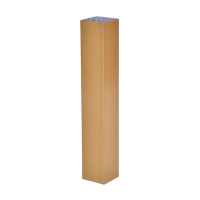 Decoration Aluminum Square Tube Section Customized  Color  For Showroom