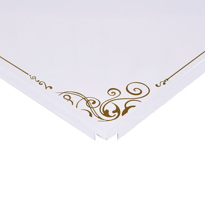 Modern Aluminum Clip In Ceiling Environmental Friendly with Printing Flowers