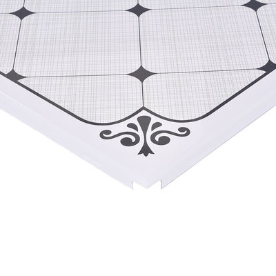 Modern Aluminum Clip In Ceiling Environmental Friendly with Printing Flowers