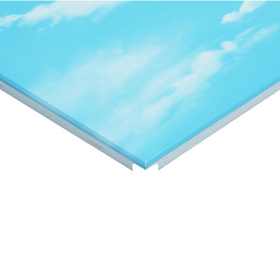 Versatile Aluminum Clip In Ceiling System / Clip In Metal Ceiling 600x600