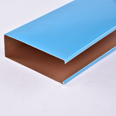 Aluminum Linear Baffle Ceiling Fireproof / Aesthetic For Building Ceilings