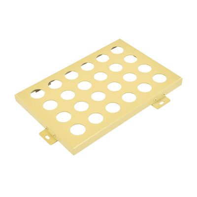 Office Building Custom Aluminum Perforated Sheet , Facade Ceiling Aluminum Veneer Sheets