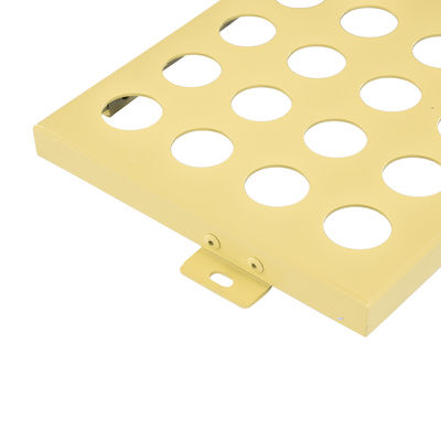 Outdoor Waterproof Exterior Wall Panels Cladding Perforated Exterior Aluminum Single Panel
