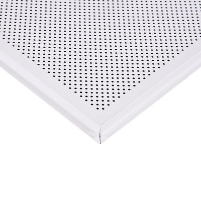 Perforate Metal Square Aluminum Suspended Ceiling Panel 2x2 Soundproof Ceiling Tiles