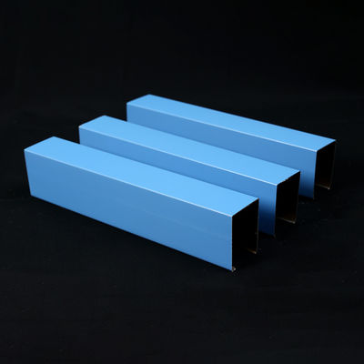 U Shaped Aluminum Baffle Ceiling Tiles Moisture Proof For Mall Sports Venues