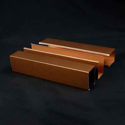 U Shaped Aluminum Baffle Ceiling Tiles Moisture Proof For Mall Sports Venues