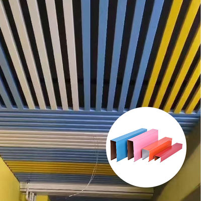 Customized Aluminium Ceiling Tile , Artistic Ceiling Tiles For Modern Buildings