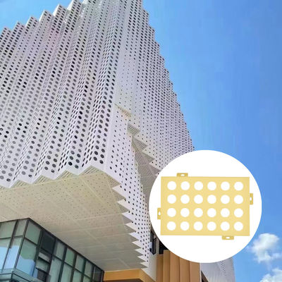 Customized Perforated Aluminum Veneer Panel For Modern Wall Decoration