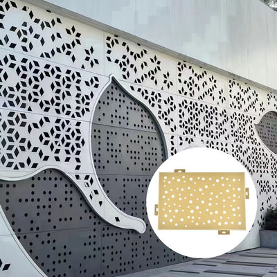 Customized Perforated Aluminum Veneer Panel For Modern Wall Decoration