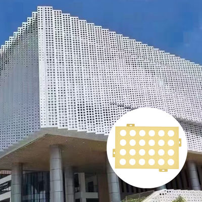 Customized Perforated Aluminum Veneer Panel For Modern Wall Decoration