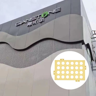 Customized Perforated Aluminum Plate Fireproof Modern Cladding Wall Panels