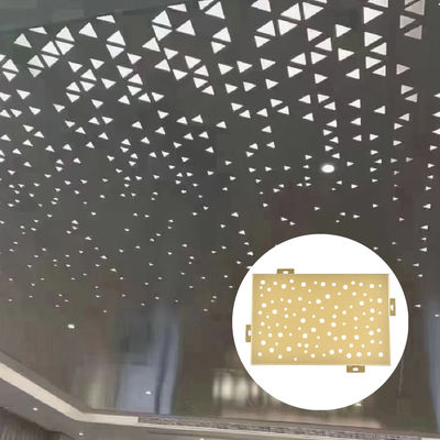 Perforated Metal Cladding Panels Customized Size Aluminum Metal Wall Panels