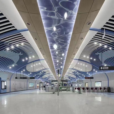 Mould Proof Aluminum Baffle Ceiling Metal Suspended Ceiling System
