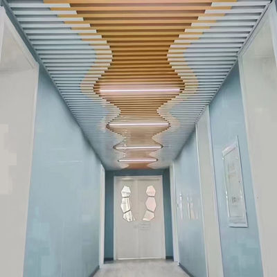 Custom Aluminium U Profile Environmental Friendly Aluminum Suspended Ceiling Slats