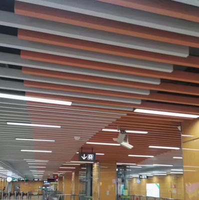 Aluminum Suspended Baffle Ceiling Tile Acoustic Ceiling Panels Fire Proof