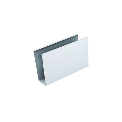 Sound Absorbing Wood Grain Aluminium Baffle Ceiling U Shaped Free Sample