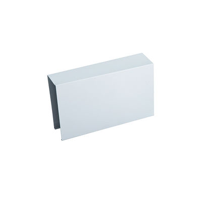 Sound Absorbing Wood Grain Aluminium Baffle Ceiling U Shaped Free Sample