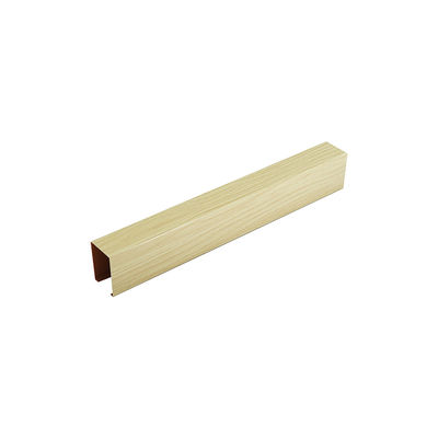 Fire Resistant Aluminum Baffle Ceiling , Aluminium Strip False Ceiling For Hall Reception
