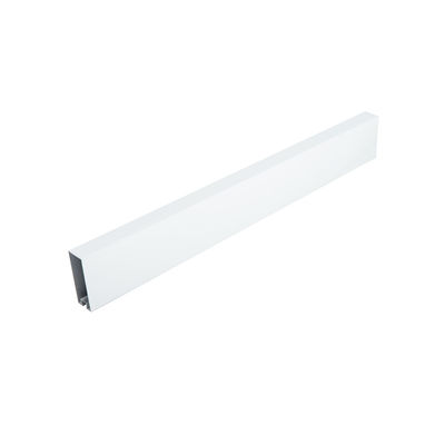 Decorative Aluminum False Ceiling , U Shaped Metal Baffles Ceiling  For Wall / Garage