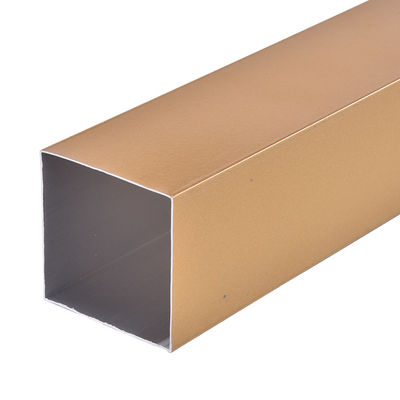 Custom Aluminum Profiles Fireproof Square Aluminium Tube For Building Ceilings