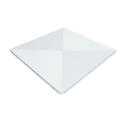 Soundproof Perforated Clip In Metal Ceiling Tiles Customized For Office