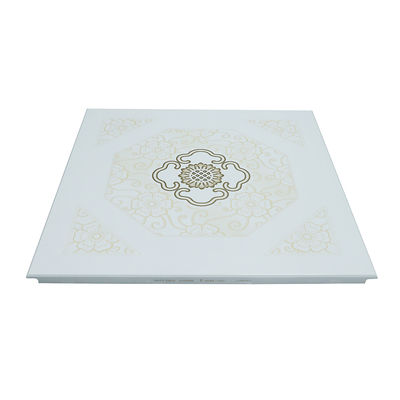 Waterproof 60x60 Aluminum Ceiling Tiles Customized Size / Color