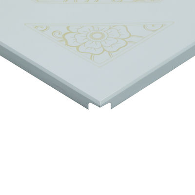 Waterproof 60x60 Aluminum Ceiling Tiles Customized Size / Color