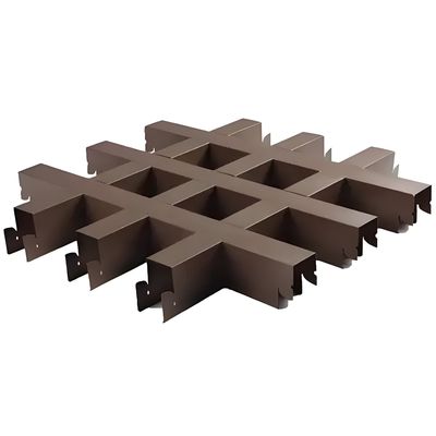 Environmental Friendly Aluminium Grid Ceiling Fireproof For Building Ceilings