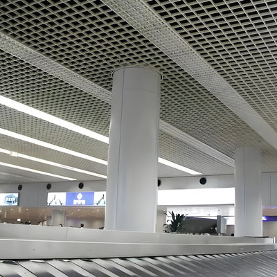 Metal Wood Grille Ceiling Type Aluminum Grid Suspended Ceiling Tiles