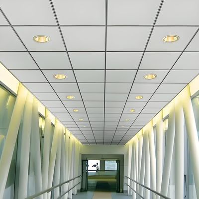 Factory Price Clip-in Aluminum Ceiling Acoustic Plafond decor metal clip in ceiling tiles for Office