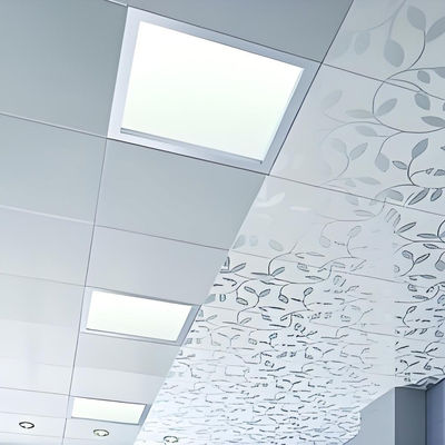 Factory Price Clip-in Aluminum Ceiling Acoustic Plafond decor metal clip in ceiling tiles for Office