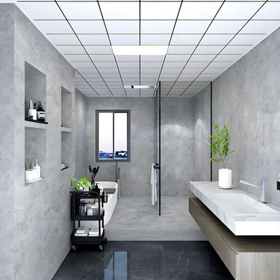 Decorative Aluminium Suspended Ceiling Systems Tiles 600x600mm Perforated Clip In Manufacturers