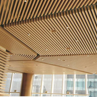 Building Materials Ceiling Types Of Aluminum False Ceiling Customized Modern Aluminum Acoustic Baffles Ceiling