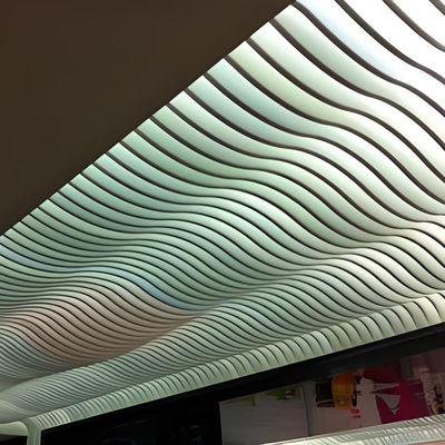 Building Materials Ceiling Types Of Aluminum False Ceiling Customized Modern Aluminum Acoustic Baffles Ceiling