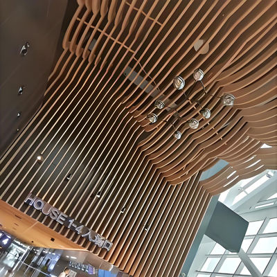 Building Materials Ceiling Types Of Aluminum False Ceiling Customized Modern Aluminum Acoustic Baffles Ceiling