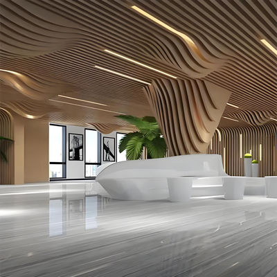 Aluminum Square Tube Baffle Ceiling Multi Color Tiles False Ceiling Material Interior Linear Metal Ceiling System