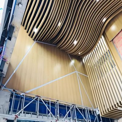 Aluminium Panel Special Shape Profile Aluminum U Baffle Ceiling Square Tube
