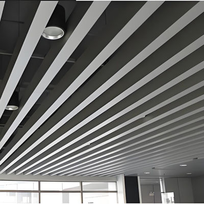 Modern Decorative Aluminum Ceiling Strip Slat Baffle Aluminum Strip Ceiling Aluminum Suspended Ceiling