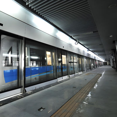 Aluminium Baffle Ceiling U Shape Linear Square Tube Wood Pattern Metal Drop Ceiling Panels