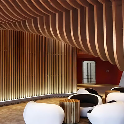 Aluminum Design Wall Ceiling Decoration Curved Corrugated Ceiling Panels Celling Stretch Sky 3d Ceiling