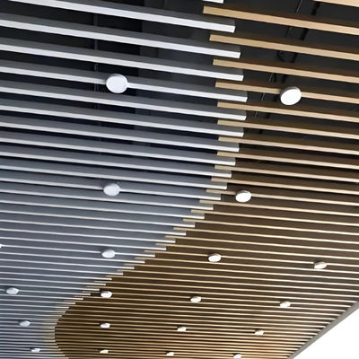 Building Material Aluminum Ceiling Strips Decorative Suspended Ceiling