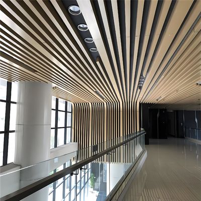 Building Material Aluminum Ceiling Strips Decorative Suspended Ceiling