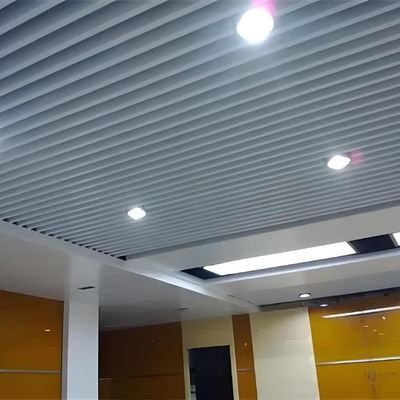 Office False Suspended Ceiling U Shaped Modern Decorative Ceiling