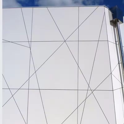Outdoor Aluminium Decorative Engraved Perforated Sheet Panel For Curtain Wall Facade