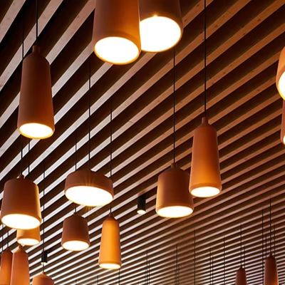 Aluminum Drop Ceiling 40X40mm Decorative Suspended Ceiling For Wall