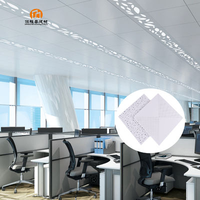 Lightweight Clip-in Aluminum Ceiling Tiles 600x600 Acoustic Aluminum Plafond Decoration Metal Ceilings for Office