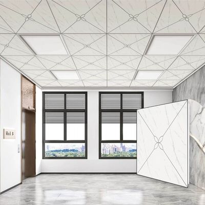 Quick Installation Fireproof Aluminium Metal Ceiling Tile For Shopping Mall Customized Selection